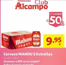 Mahou - Cerveza 5 Estrellas