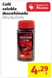 alcampo - Café Soluble Descafeinado