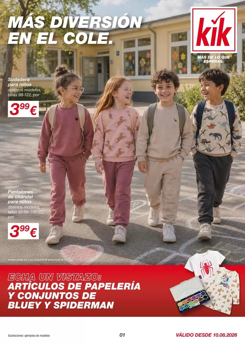 Articulos De Papelería Y Conjuntos De Bluey Y Spiderman