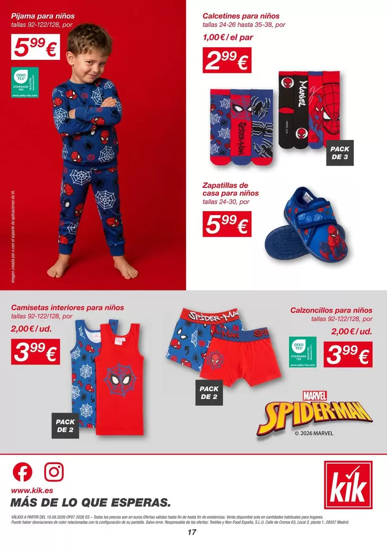 TEX - Calzoncillos Para Niños