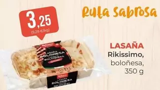 Rikisssimo - Lasaña Boloñesa