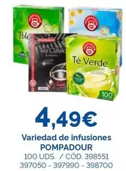 Pompadour - Variedad De Infusiones