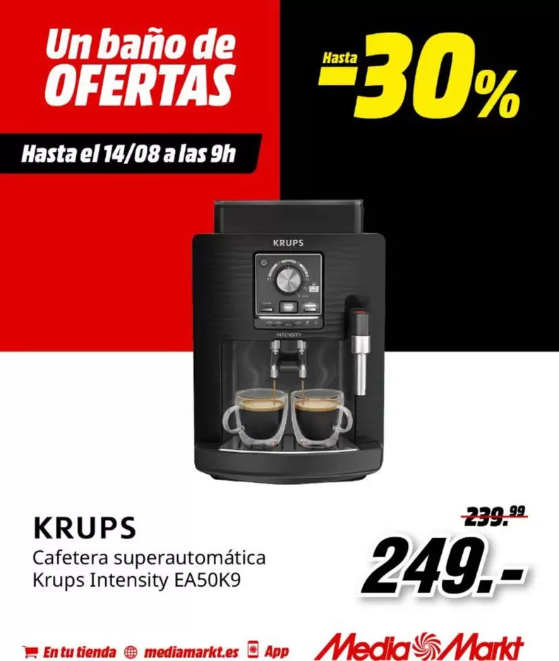 Krups - Cafetera Superautomatica Intensity EA50K9