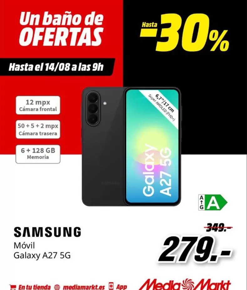 Samsung - móvil galaxy A27 5G