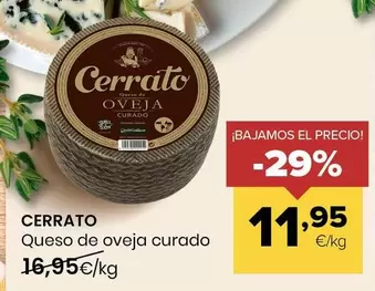 Cerrato - Queso De Oveja Curado