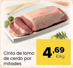 Cinta De Lomo De Cerdo Por Mitades