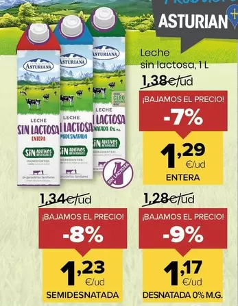 Central Lechera Asturiana - Leche Sin Lactosa Desnatada