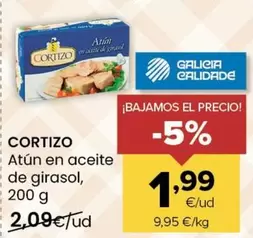 Cortizo - Atún En Aceite De Girasol