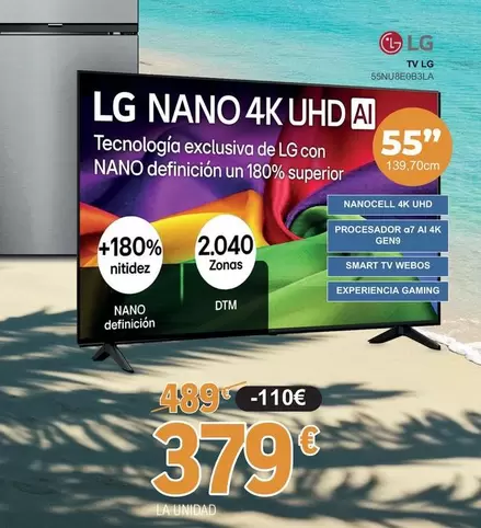 LG - TV 55NU8E0B3LA 