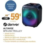 Denver - Altavoz BPS-250 TROLLEY