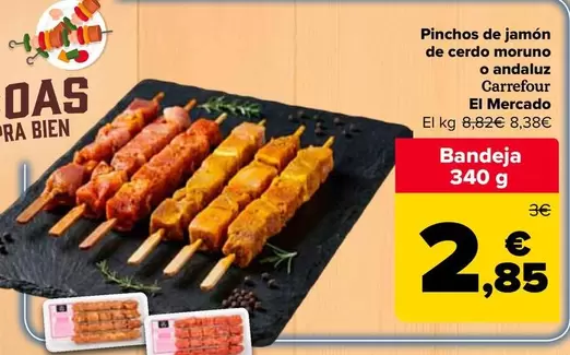 carrefour - Pinchos De Jamón De Cerdo Moruno O Andaluz