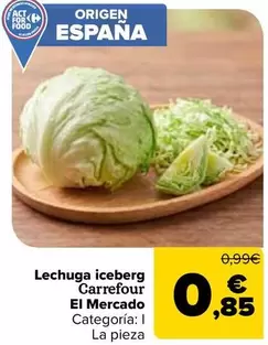 Carrefour - Lechuga Iceberg El Mercado