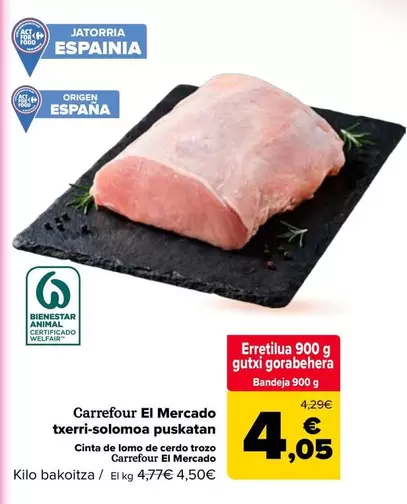 origen - Carrefour El Mercado Txerri-solmona Puskatan