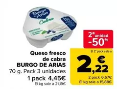 Burgo de Arias - Queso fresco de cabra