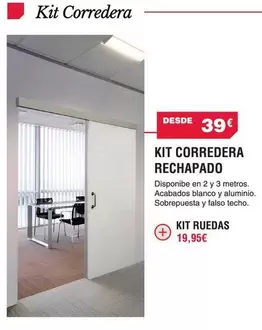 Kit Corredera Rechapado