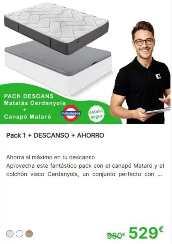 Matalás Cerdanyola + Canapé Mataró