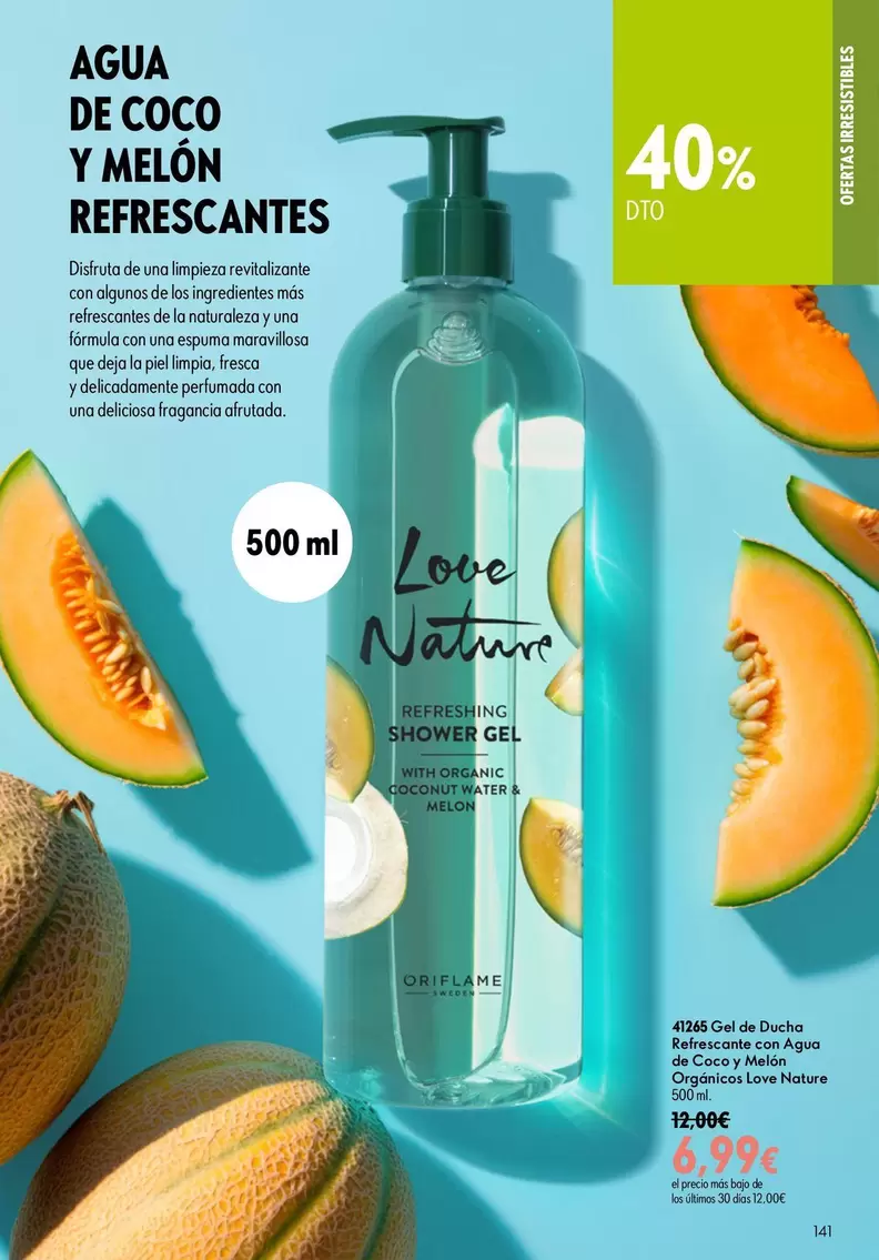 Oriflame - Agua De Coco Y Melon Refrescantes 41265