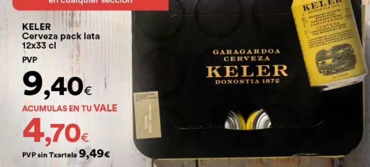 Keler - Cerveza Pack Lata