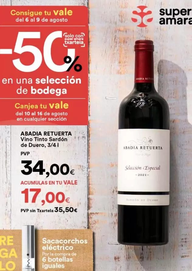 Abadía Retuerta - Vino Tinto Sardón De Duero