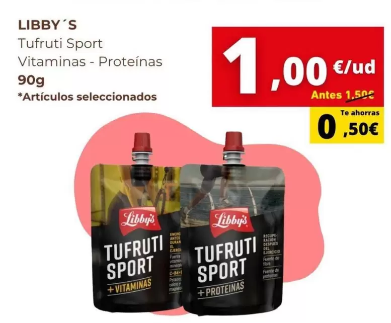 Libby's - Tuffuti Sport Vitaminas Proteinas
