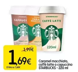 Starbucks - Caramel Macchiato, Caffè Latte O Capuccino