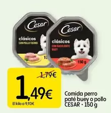Cesar - Comida Perro Paté Buey O Pollo