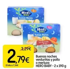 Hero - Buenas Noches Verduritas Y Pollo O Merluza