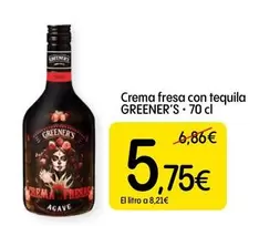 Crema Fresa Con Tequila