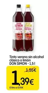 Don Simón - Tinto Verano Sin Alcohol Clásico O Limón