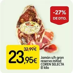 Coren Selecta - Jamón Gran Reserva Mitad