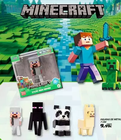 Minecraft - Figuras De Metal