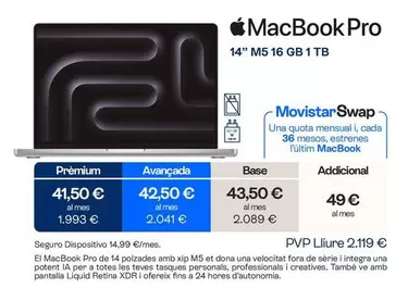 movistar - Macbook Pro 14" M5 16 Gb 1tb