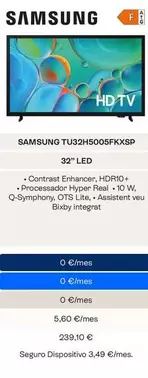 Samsung - TU32H5005FKXSP 32" LED 