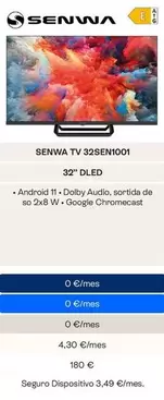 Google - TV 32SEN1001 32" DLED
