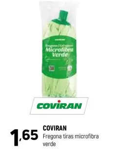 coviran - Fregona Tiras Microfibra Verde