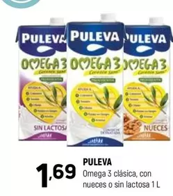 Puleva - Omega 3 Clásica, Con Nueces O Sin Lactosa