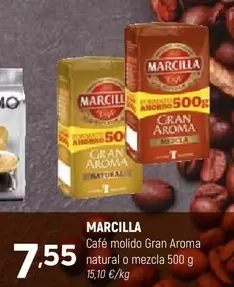 Marcilla - Cafe Molido Gran Aroma Natural O Mezcla