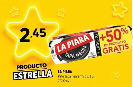 La Piara - Pate Tapa Negra