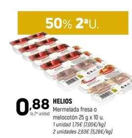 Helios - Mermelada Fresa O Melocoton