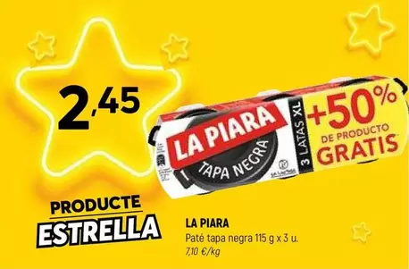 La Piara - Pate Tapa Negra