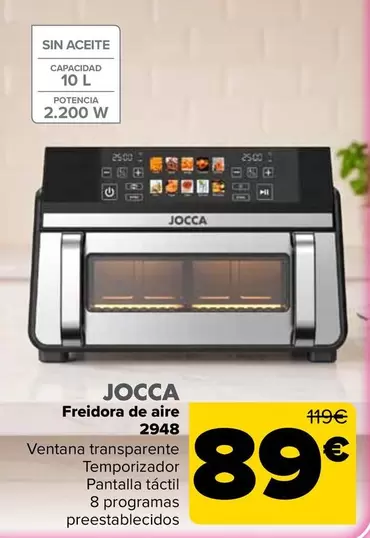 Jocca - Freidora De Aire 2948
