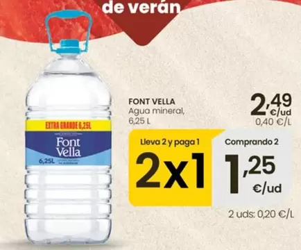 Font Vella - Agua Mineral