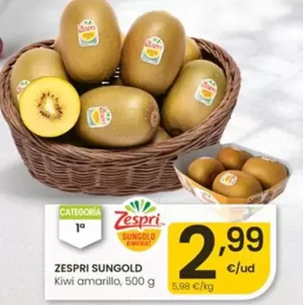 Zespri - Sungold Kiwi Amarillo