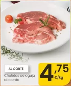 Chuletas De Aguja De Cerdo
