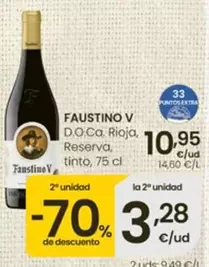 Faustino V - D.O.Ca. Rioja, Reserva, Tinto
