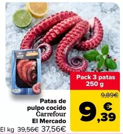 Carrefour - Patas De Pulpo Cocido El Mercado