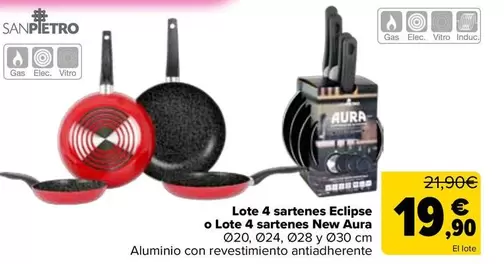 San Pietro - Lote 4 Sartenes Eclipse O Lote 4 Sartenes New Aura