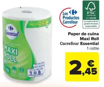 carrefour - Paper De Cuina Maxi Roll Essential