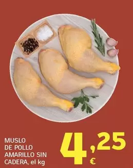 Muslo De Pollo Amarillo Sin Cadera