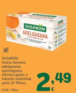 Susarón - Tisana Laxsana, Adelgasana, Quemagrasa, Elimina Gases O Transito Intestinal